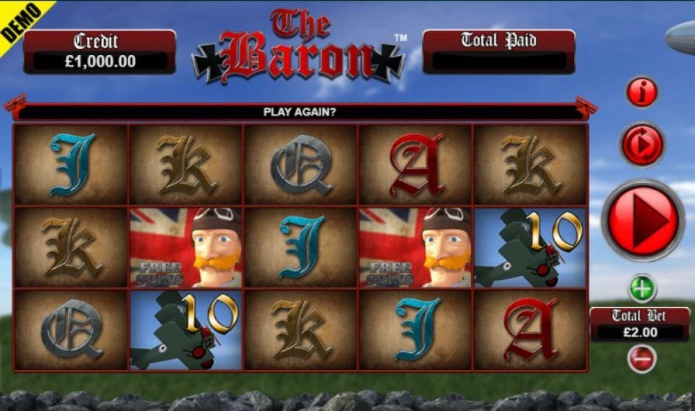The Baron Videoslot