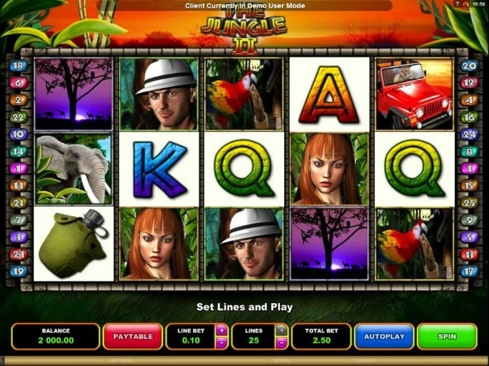 The Jungle II online Video Slot