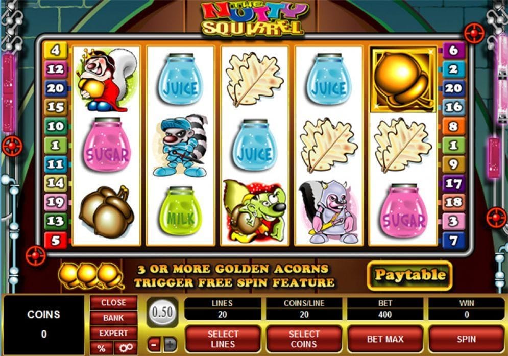 The Nutty Squirrel online Slotmaschine