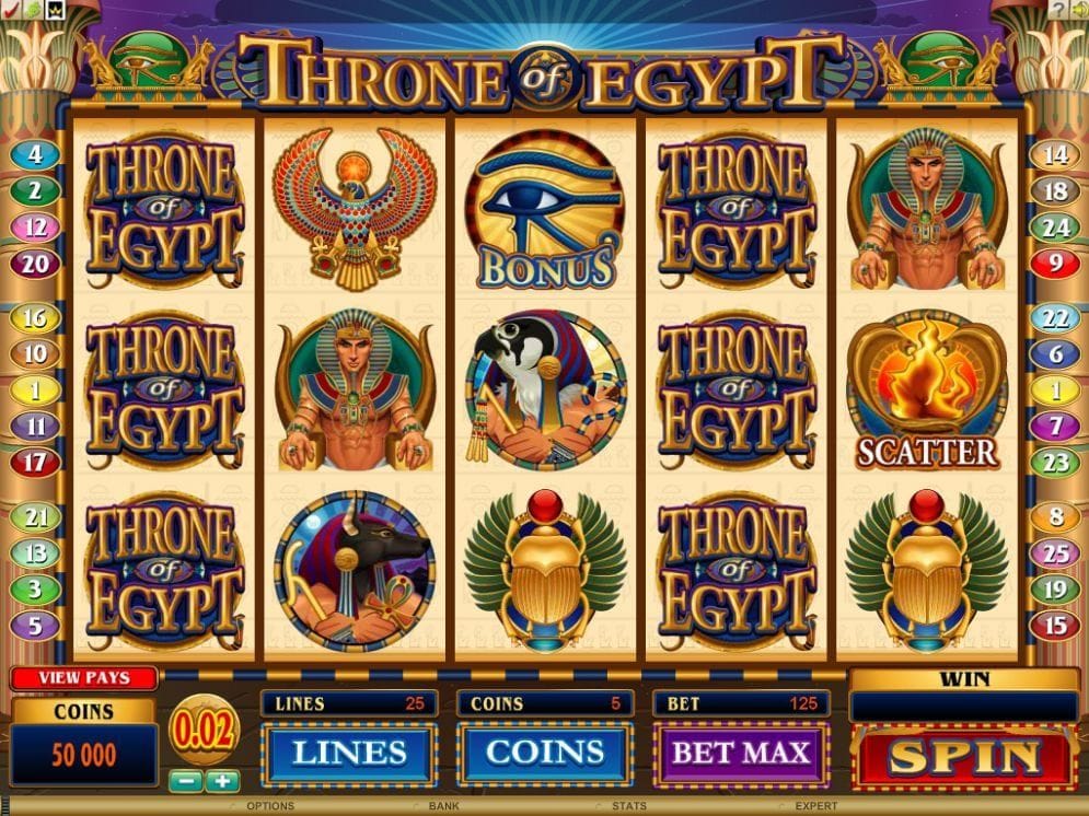 Throne of Egypt Throne of Egypt online Slotmaschine