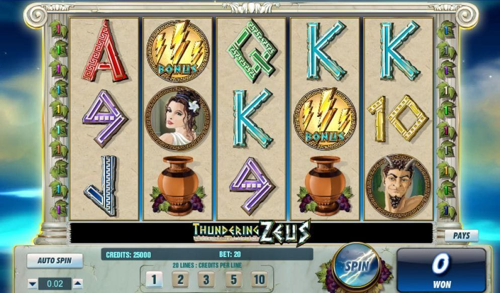 Thundering Zeus Thundering Zeus Casino Spiel