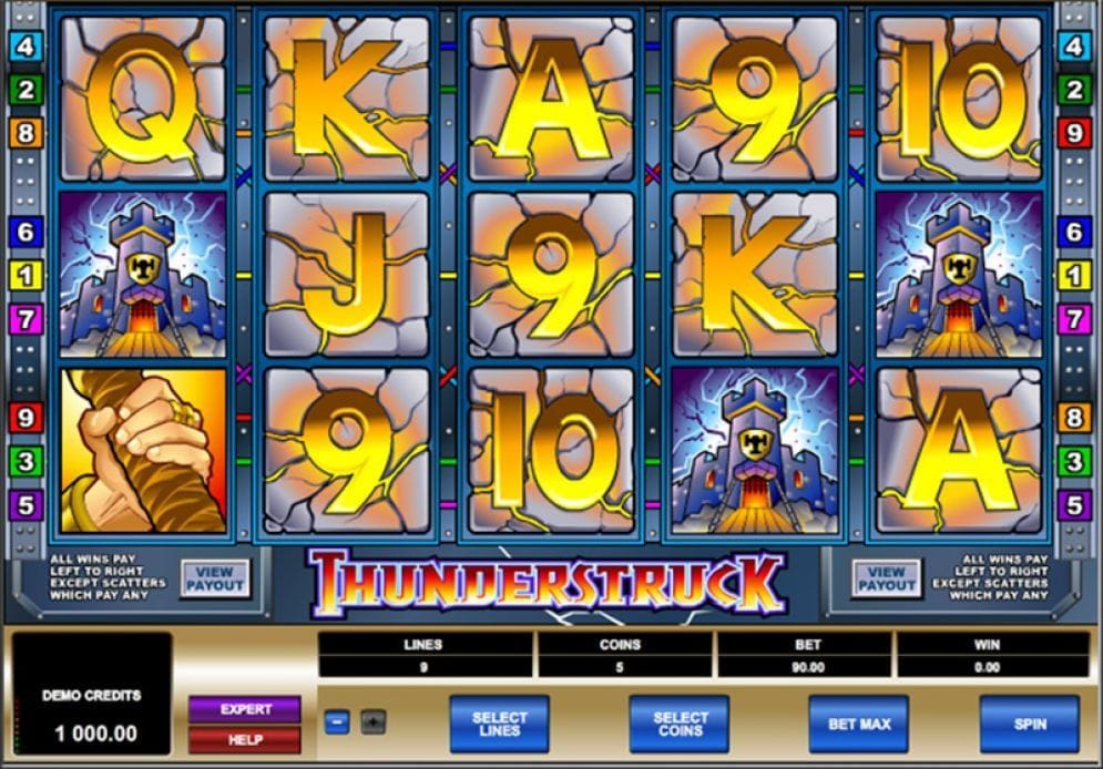 Thunderstruck Automatenspiel