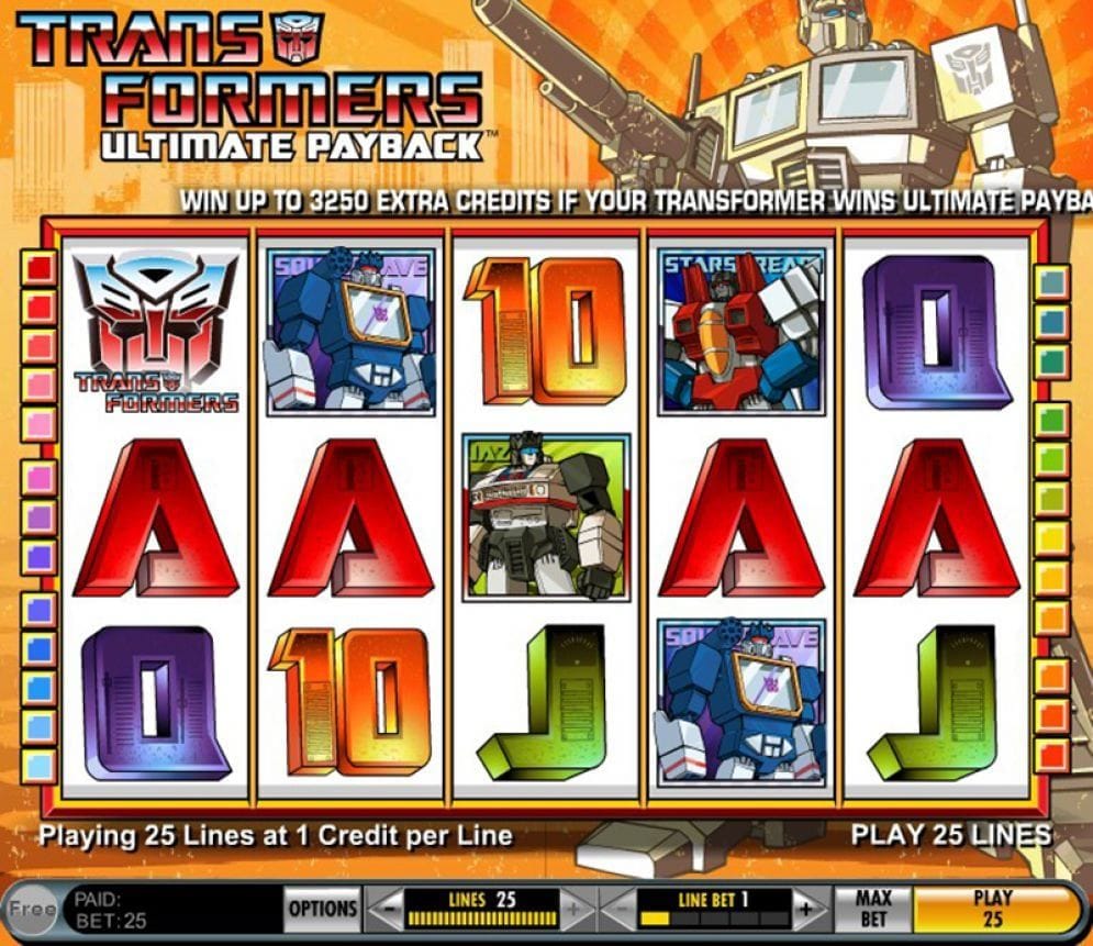 Transformers Ultimate Payback Transformers Ultimate Payback Geldspielautomat