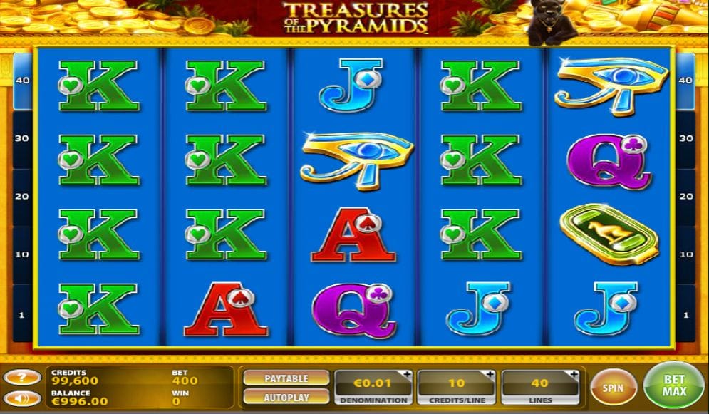 Treasures Of The Pyramids Treasures Of The Pyramids online Automatenspiel