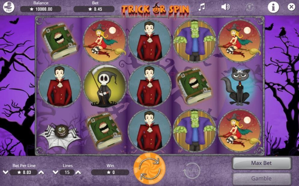 Trick or Spin Casino Spiel