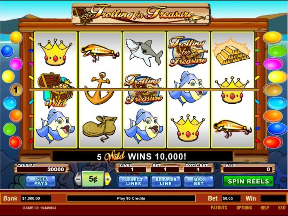 Trolling for Treasure Video Slot