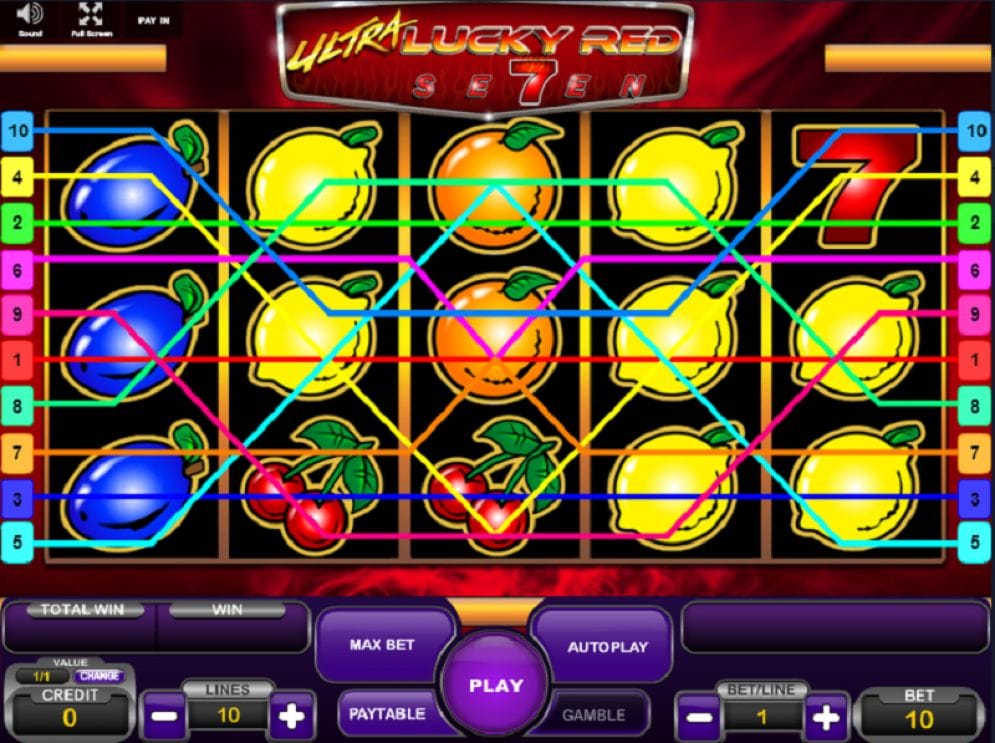 Ultra Lucky Red Seven online Videoslot
