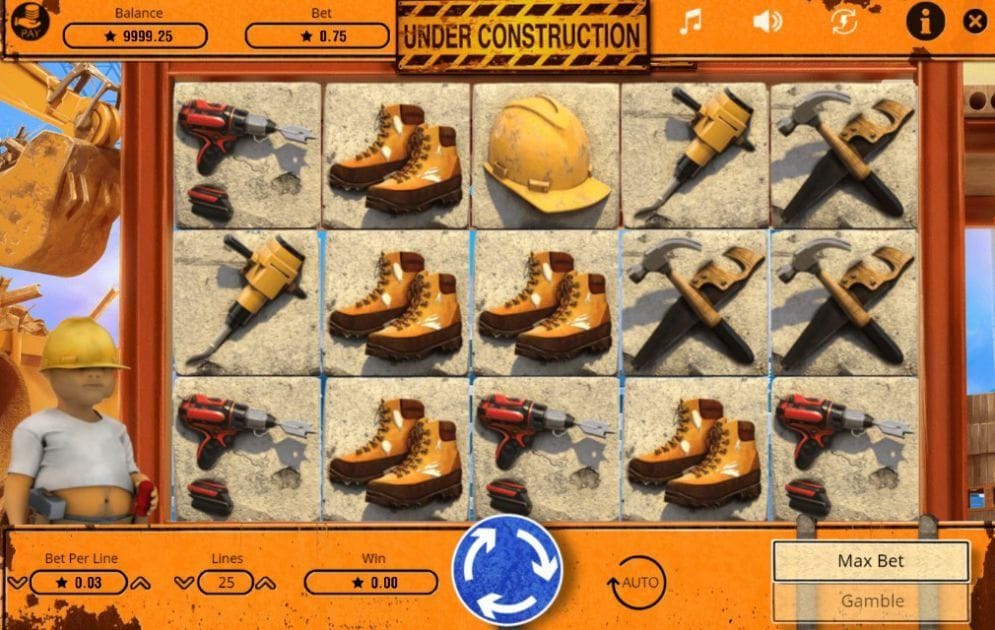 Under Construction Under Construction online Slotmaschine