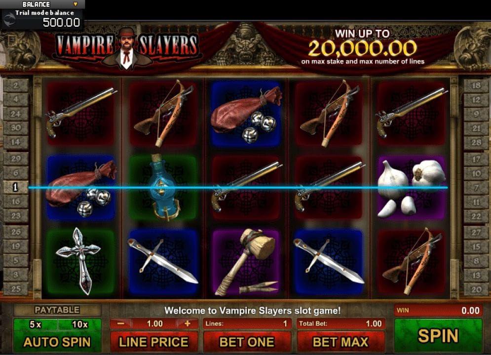 Vampire Slayers Casinospiel