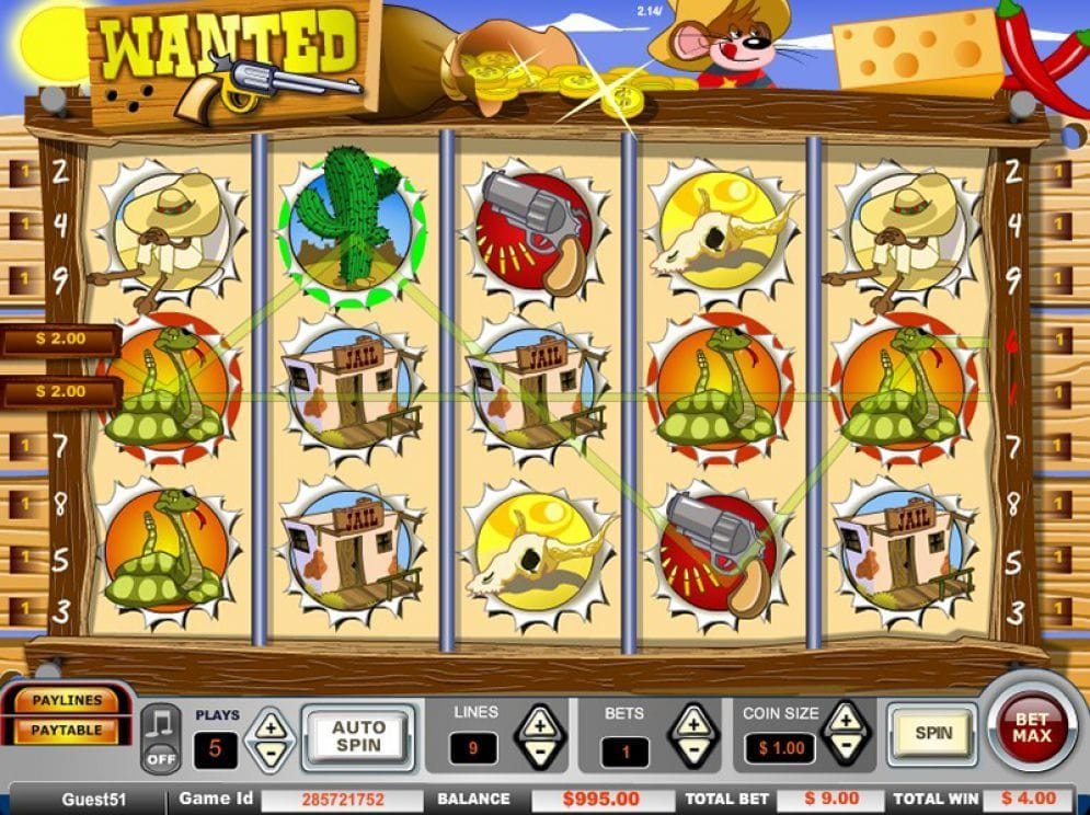 Wanted Automatenspiel
