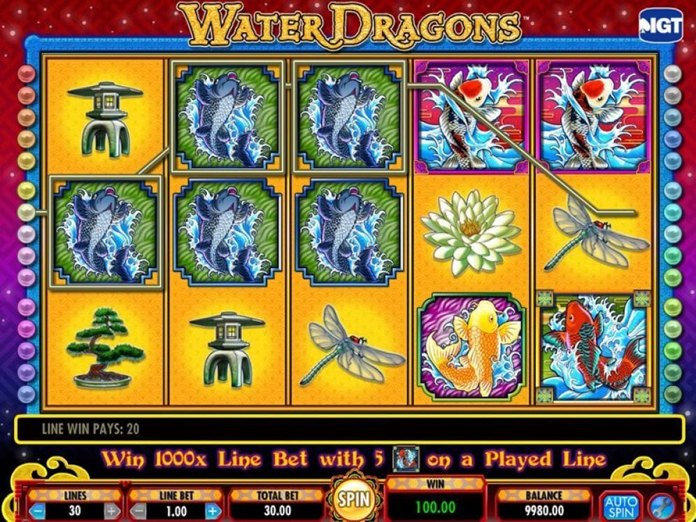 Water Dragons Water Dragons online Automatenspiel