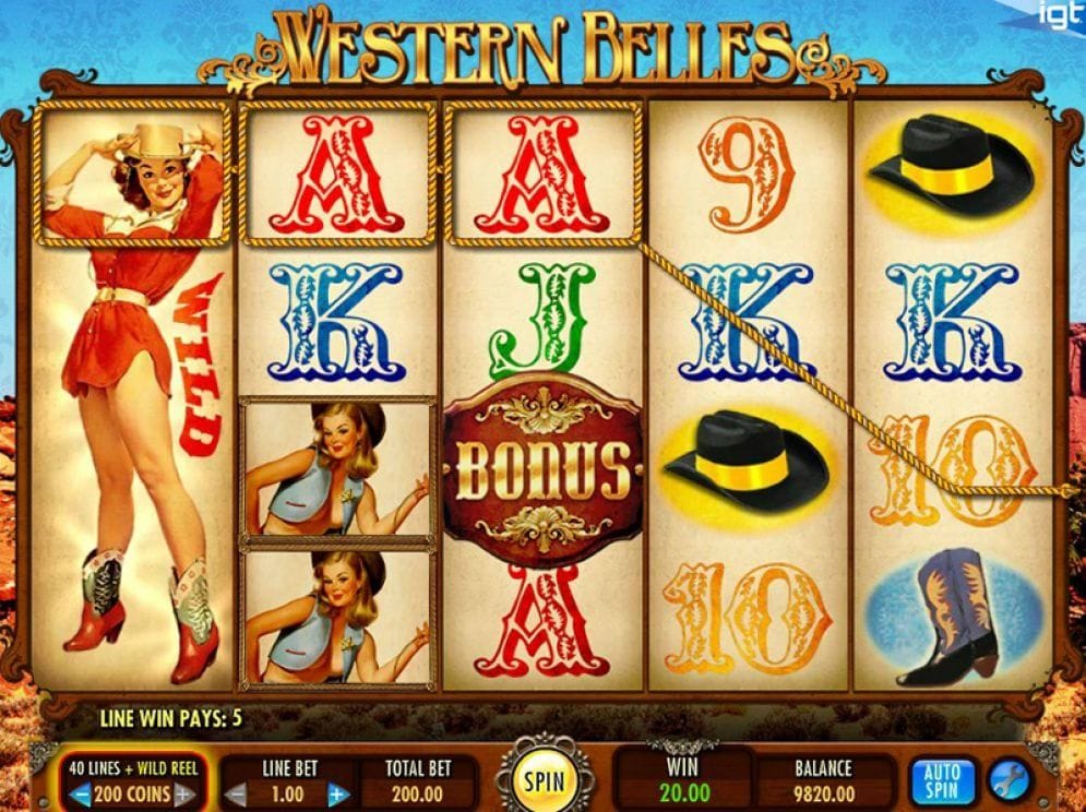 Western Belles Automatenspiel