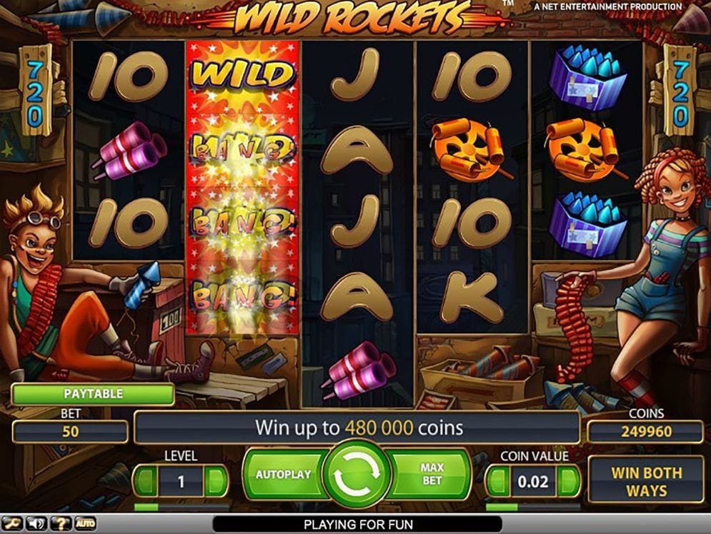 Wild Rockets Wild Rockets online Videoslot