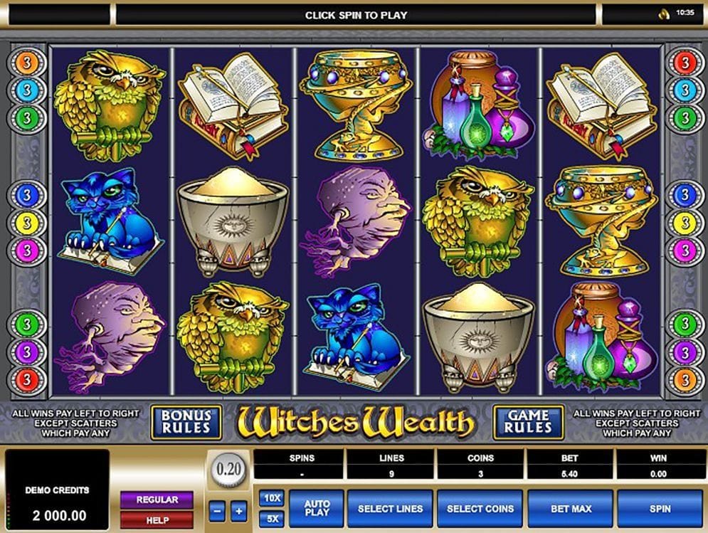 Witches Wealth Witches Wealth online Casinospiel