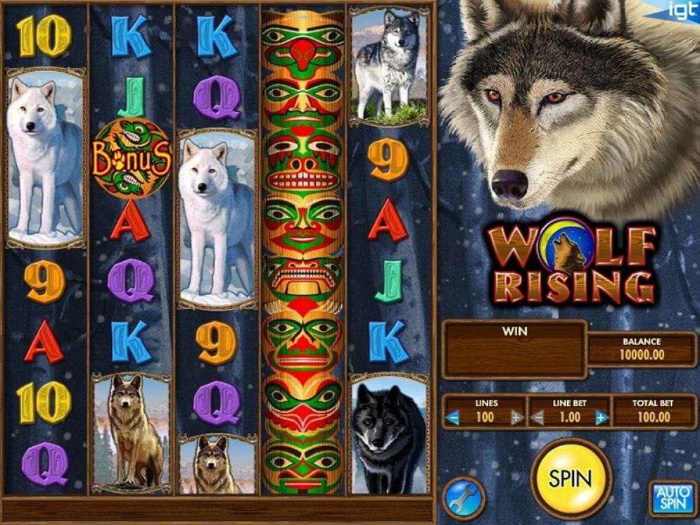 Wolf Rising Wolf Rising online Video Slot
