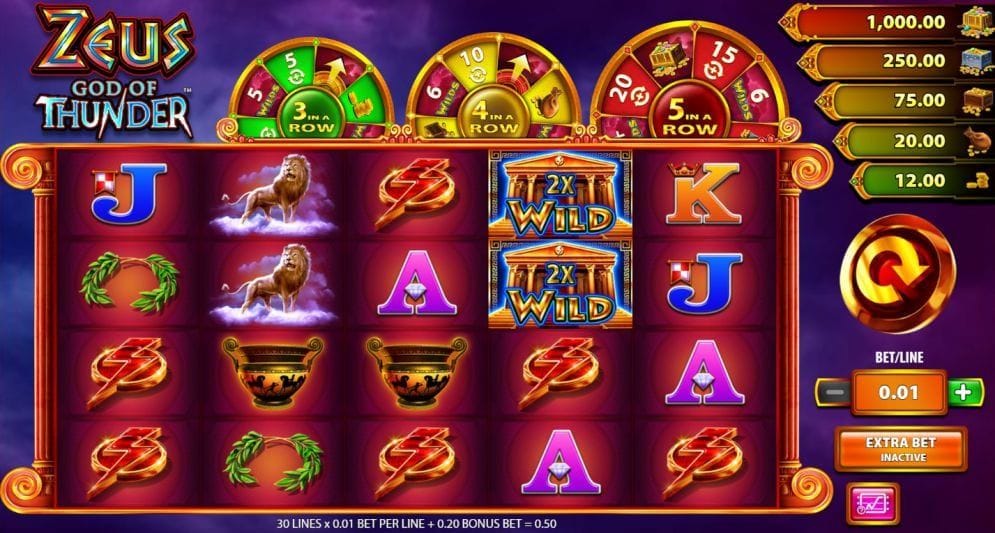 Zeus God of Thunder Zeus God of Thunder Slotmaschine